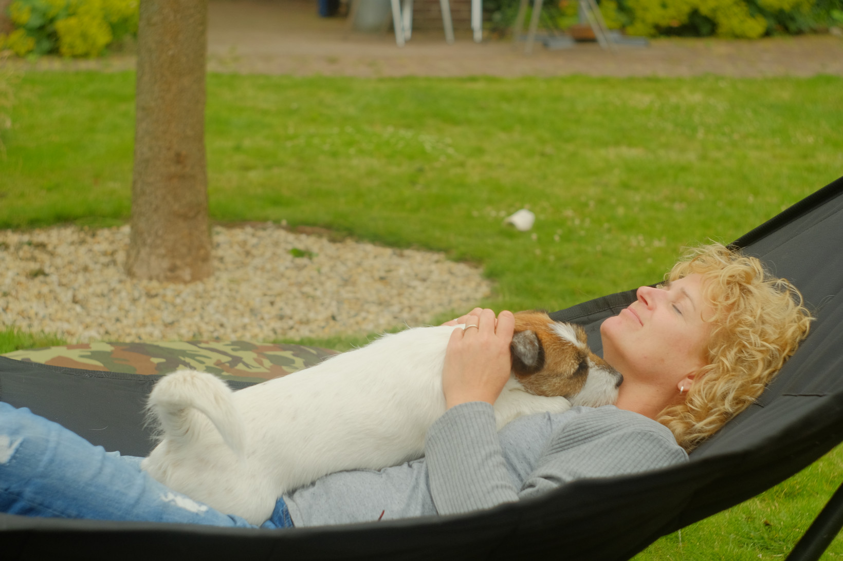 Marleen van Baal met Lieve hond
